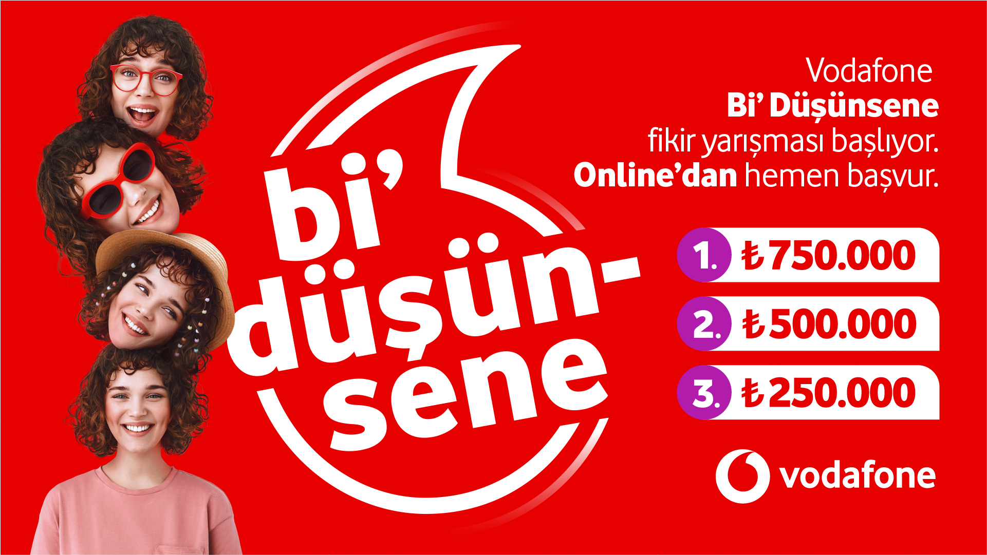 Vodafone | Bi’ Düşünsene Fikir Yarışması